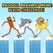 Ragdoll Brainrot Meme: Walk Challenge!