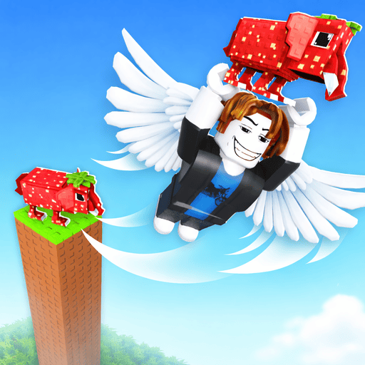 Play game Obby: Fly for Brainrots!