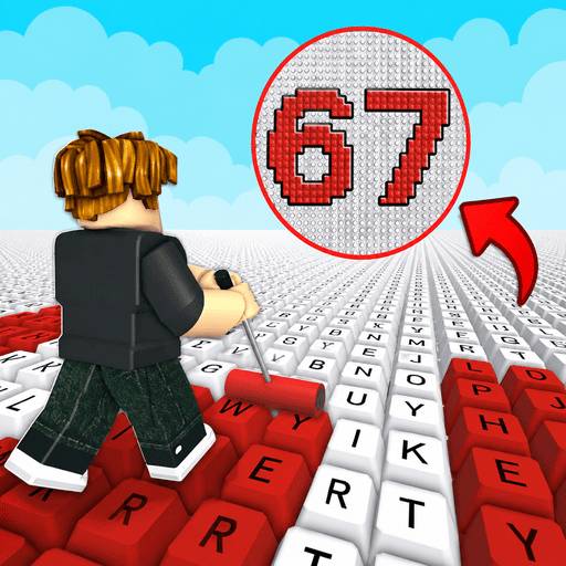 Play game Obby: Paint Your Keyboard!