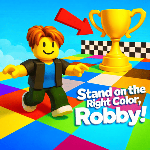 Play game Stand on the Right Color, Robby!