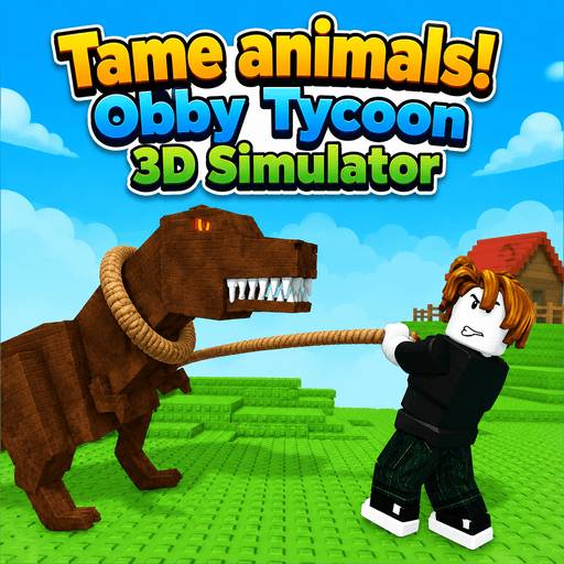 Play game Animals Tame! Obby Tycoon 3D Simulator