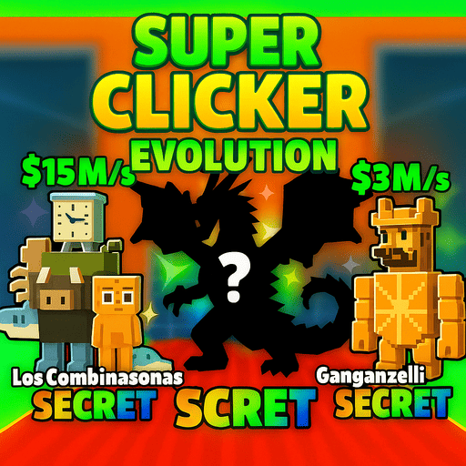Play game New Steal Brainroot Super Clicker Evolution